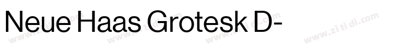 Neue Haas Grotesk D字体转换 Neue Haas Grotesk D字体转换